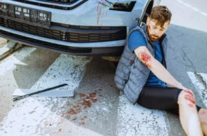 Pedestrian hurt from car, Represents how Skiber Law can help you get compensated